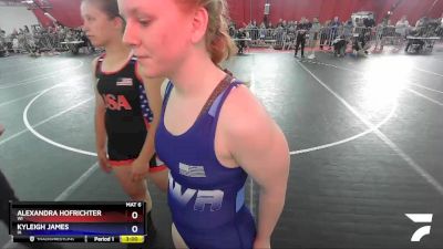 164 lbs Quarterfinal - Alexandra Hofrichter, WI vs Kyleigh James, IA