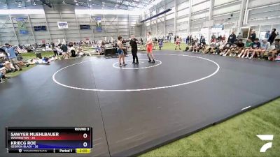 182 lbs Round 3 (8 Team) - Sawyer Muehlbauer, Washington vs Kriecg Roe, Georgia BLACK