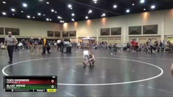 50 lbs Finals (2 Team) - Blake Winkie, Iowa Black vs Theo Swedberg, Iowa Silver