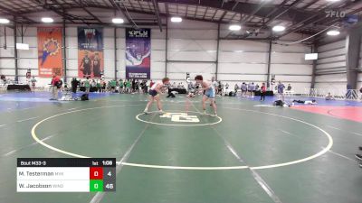 182 lbs Rr Rnd 3 - Mason Testerman, Mavericks Wrestling vs William Jacobson, Windy City Winds