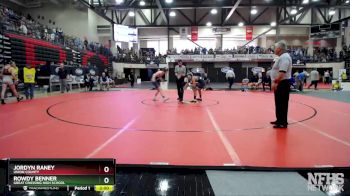 126 lbs Semifinal - Jordyn Raney, Union County vs Rowdy Benner, Great Crossing High School