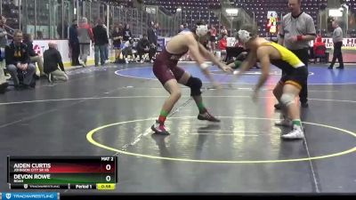 172 lbs Cons. Round 2 - Aiden Curtis, Johnson City Sr HS vs Devon Rowe, BGAH