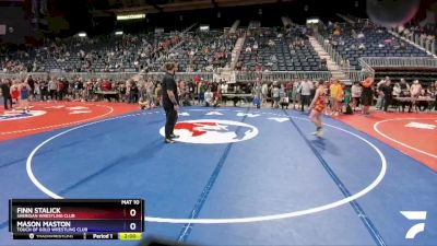 114 lbs Round 1 - Finn Stalick, Sheridan Wrestling Club vs Mason Maston, Touch Of Gold Wrestling Club