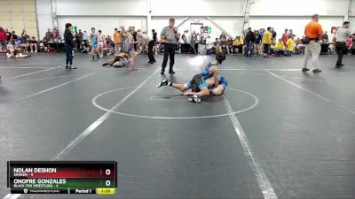 88 lbs Round 1 (8 Team) - Nolan DeShon, Kraken vs Onofre Gonzales, Black Fox Wrestling