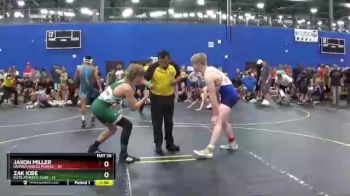 150 lbs Round 1 (6 Team) - Jaxon Miller, Untouchables Purple vs Zak Iobe, Elite Athletic Club