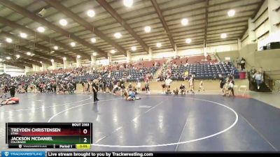 145 lbs Cons. Round 2 - Treyden Christensen, Utah vs Jackson McDaniel, Colorado