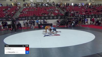 52 kg Cons 8 #2 - Dominic Olson, The Best Wrestler vs Jordan Manyette, American Dream Wrestling Club