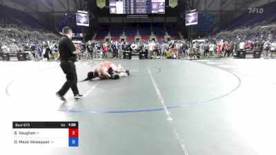 220 lbs Rnd Of 64 - Brady Vaughan, Michigan vs Dennis Meza Velasquez, Virginia