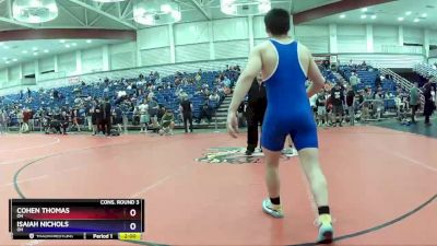 145 lbs Cons. Round 3 - Cohen Thomas, OH vs Isaiah Nichols, OH