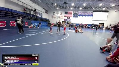 86 lbs Round 1 - Ryder Hintz, Green River Grapplers vs Tucker Bodily, Eastside United