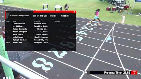 Youth Girls' 200m, Semi-Finals 9 - Age 11-12