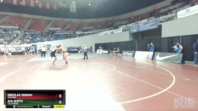 4A-195 lbs Cons. Round 3 - Nikolas Sigrah, Ontario vs Koi Smith, Tillamook