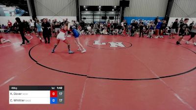 49 kg Consi Of 4 - Kara-lynn Dover, WOW Black vs Cailyn Whittier, Bager Girls Elite