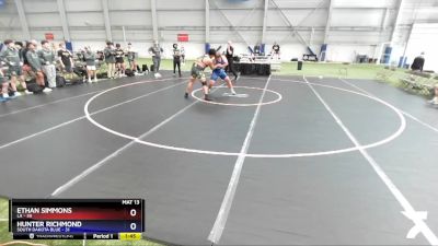 220 lbs Round 1 (8 Team) - Ethan Simmons, LA vs Hunter Richmond, South Dakota Blue