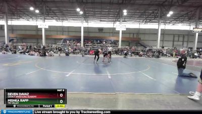 190 lbs Cons. Round 2 - Deven Davaz, Legacy Wrestling Academy vs Mishka Rapp, Tri-Valley