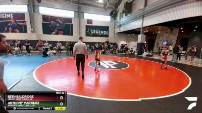 75 lbs Round 2 - Seth Baldridge, Legacy Wrestling Club vs Anthony Martinez, Mesquite Wrestling Club