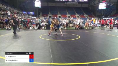 100 lbs Quarters - Damian Trujillo, New Mexico vs Mason Brayfield, Missouri