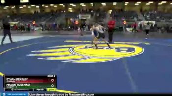 120 lbs Round 2 (4 Team) - Ethan Peasley, 3A Burns vs Mason Rosenast, 3A Amity