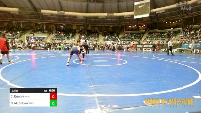 92 lbs Consi Of 32 #2 - Conall Dunlay, Hammerin Hawks vs Dane McEntyre, Stronghold Wrestling Club