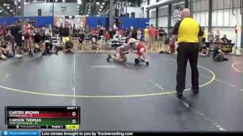 170 lbs Semis & 1st Wrestleback (8 Team) - Carter Brown, Missouri Gold vs Carson Thomas, Team Gotcha Blue