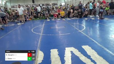 92 lbs Pools - Noah Vaughn, 84 Athletes (VA) vs Lawson Deien, Jacket W.C.