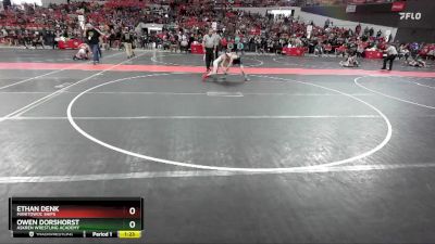 95 lbs Cons. Round 5 - Ethan Denk, Manitowoc Ships vs Owen Dorshorst, Askren Wrestling Academy