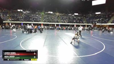 78 lbs Cons. Round 5 - Reed Rider, Moen Wrestling Academy vs Jaren Nebel, Big Game Wrestling Club