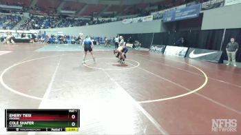 4A-170 lbs Champ. Round 1 - Cole Shafer, La Grande vs Emery Tiesi, Phoenix