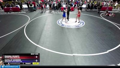 136 lbs Round 2 - Gianna Munifo, Golden Tribe Wrestling vs Natalie Sanders, Anderson Youth Wrestling