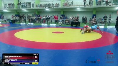 55kg Quarterfinal - Benjamin Musovic, Coast WA vs Aarav Bhatt, The ROC