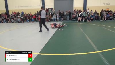 110 lbs Champ. Round 1 - Lux Smith, Outlaw Wrestling Club vs Ryker Schingeck, Laona-Wabeno