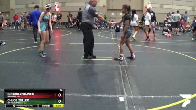 100 lbs Round 1 (4 Team) - Chloe Zeller, Untouchables vs Brooklyn Raven, BadBass