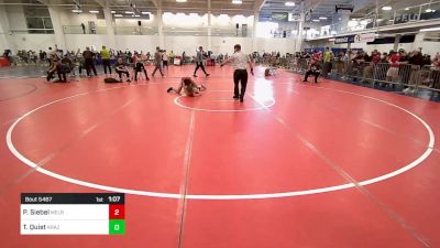 143 lbs Quarterfinal - Parker Siebel, Melrose vs Tyler Quist, Krazy Monkey WC