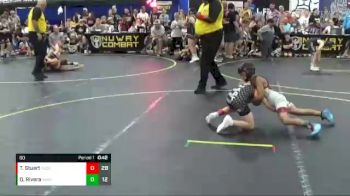 60 lbs Round 3 (8 Team) - Denver Rivera, ARES Red vs Talon Stuart, Nebraska Elite