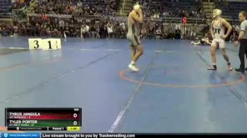 160 lbs Quarterfinals (8 Team) - Tyrus Jangula, W1-Bismarck vs Tyler Porter, E4-West Fargo