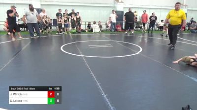 45 lbs Round 1 - Jaxton Wirick, Ohio Gold vs Cena Lattea, Mineral Wells Bulldawgs