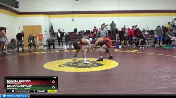 174 lbs 3rd Place Match - Benicio Martinez, Sacramento City College vs Gabriel Guzman, Sierra College