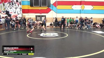 157 lbs Cons. Round 2 - Wyatt Malara, Thompson Valley vs Nichols De`Drick, Burns/Pine Bluffs