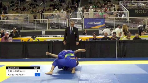PAULO H. L. FARIA vs KAZBEK I BOTASHEV 2024 Pan Jiu Jitsu IBJJF Championship