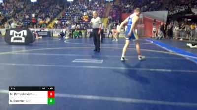 130 lbs Round Of 16 - Brandon Murray, Oil City vs Gaige Reynolds, Montgomery