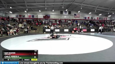 125 lbs Champ. Round 1 - Carlo Arreola, Southwest Minnesota State vs Sam Shafer, Maryville