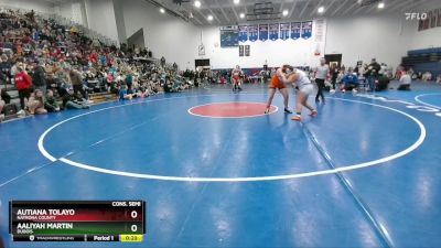 235 lbs Cons. Semi - Autiana Tolayo, Natrona County vs Aaliyah Martin, Dubois