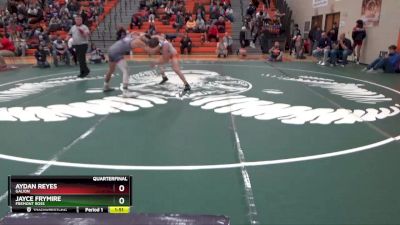 138 lbs Quarterfinal - Aydan Reyes, Galion vs Jayce Frymire, Fremont Ross