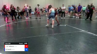 132 lbs Cons. Round 3 - Gaetano Tedesco, Lake Gibson High School Wrestling vs Dillon Smith, Southwest Miami High School Wrestling