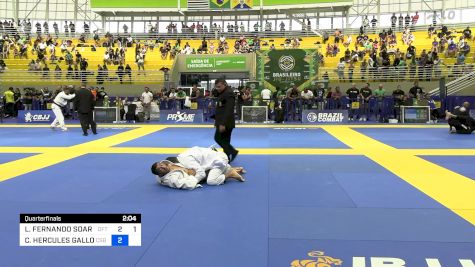 LUIZ FERNANDO SOARES vs CARLOS HERCULES GALLO 2024 Brasileiro Jiu-Jitsu IBJJF