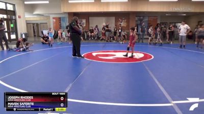 59 lbs Round 1 - Joseph Rhodes, NOVA Wrestling Club vs Maven Saferite, NOVA Wrestling Club