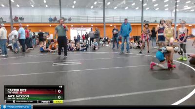 65 lbs Round 1 (3 Team) - Jace Jackson, Gaston Grizzlies vs Carter Rice, The House