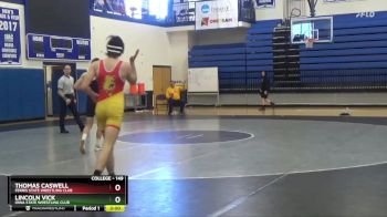 149 lbs Semifinal - Lincoln Vick, Iowa State Wrestling Club vs Thomas Caswell, Ferris State Wrestling Club