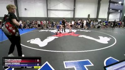 138 lbs Cons. Round 2 - Tyler Fleshman, Shelton Wrestling Club vs Simon Moreno, White Center Warriors Wrestling Club