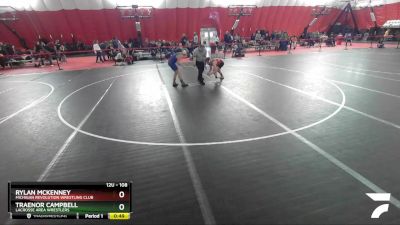 108 lbs Quarterfinal - Traenor Campbell, LaCrosse Area Wrestlers vs Rylan McKenney, Michigan Revolution Wrestling Club